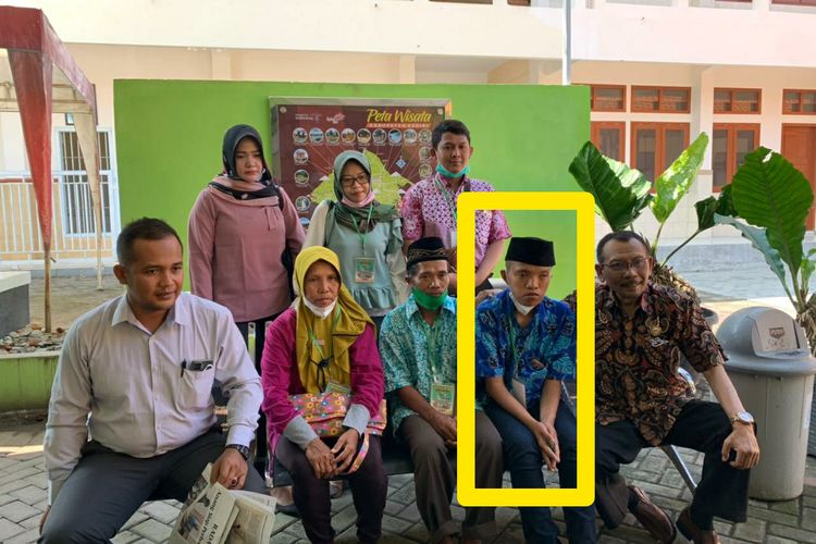 Ani Kasanah (kotak kuning) tengah berjuang alih status jenis kelamin dan mengganti nama di Pengadilan Negeri Kabupaten Kediri, Jawa Timur.