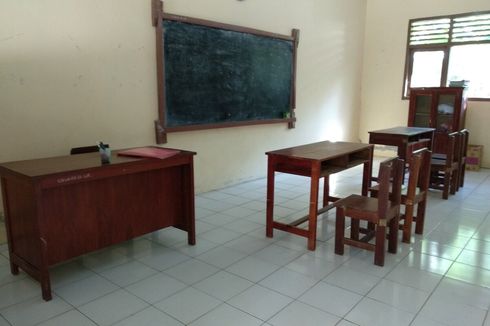 Di Gunungkidul, SD  Wonolagi dengan 13 Murid Tetap Belajar Daring Saat Pandemi