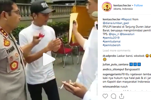 Sekelompok Pemuda Berseragam FPI yang Pakai Garuda Merah di TPS Dipulangkan Polisi