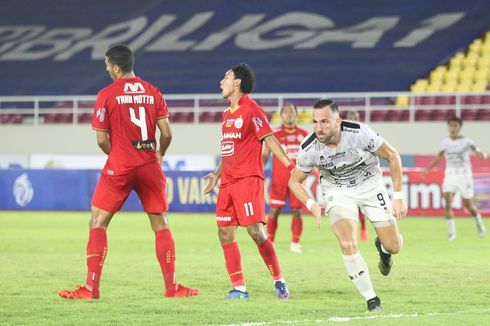 Hasil Persija Vs Bali United - Simic Gagal Penalti, Macan Kemayoran Kalah
