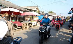 'Touring' Motor Listrik di Bangka, Kampanye Nol Emisi