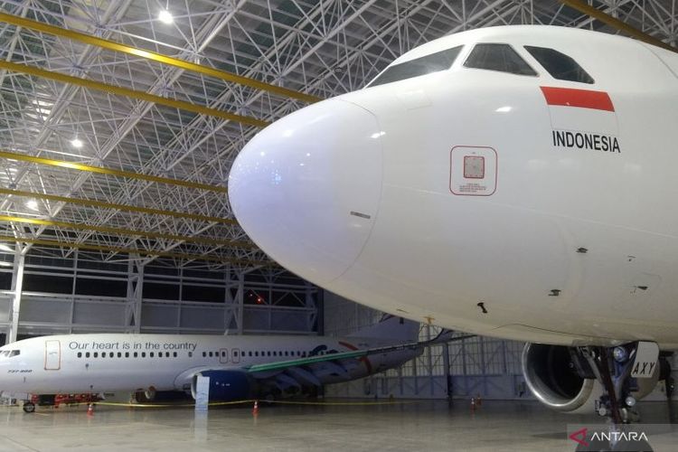 Penyedia jasa perawatan, perbaikan, dan overhaul (MRO) pesawat udara FL Technics Indonesia bekerja sama dengan Angkasa Pura Property membuka bengkel pesawat udara di hanggar Bandara Internasional I Gusti Ngurah Rai, Kabupaten Badung, Bali, Kamis (28/11/2024). 