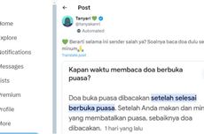 Benarkah Doa Buka Puasa Diucapkan Setelah Makan? Ini Kata MUI