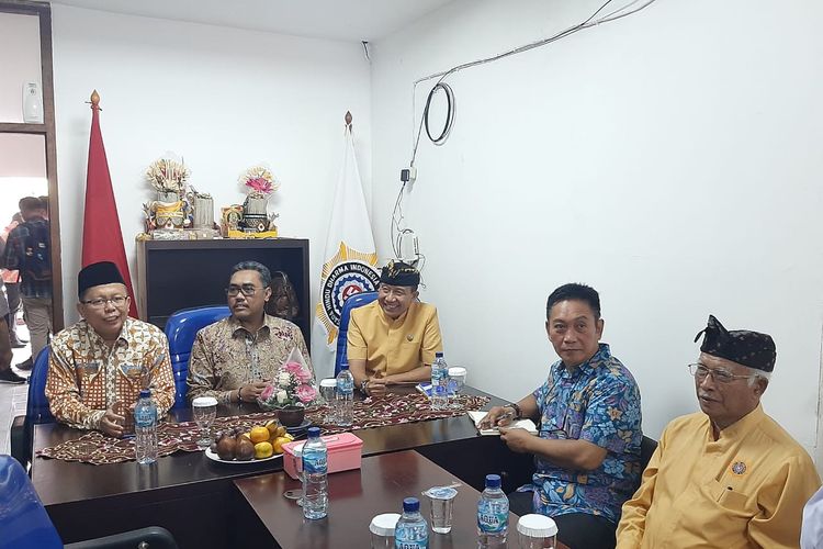 Pimpinan MPR bertemu PHDI di Jakarta, Selasa (10/12/2019).