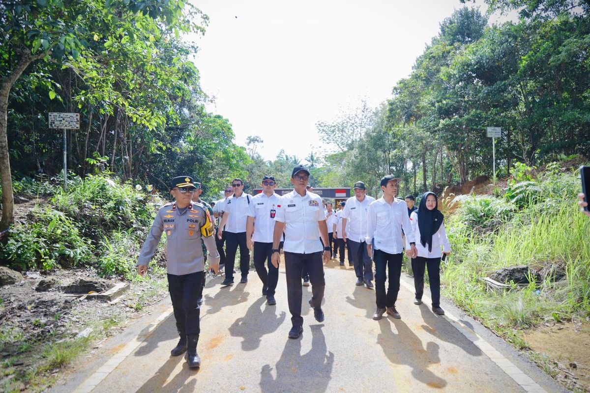 Kunjungan tim BNPP RI ke kawasan PLB Temajuk, Kabupaten Sambas, Kalimantan Barat, Rabu (4/3/2026).