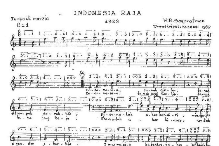Lagu Indonesia Raya Ternyata Punya 3 Stanza, Begini Liriknya
