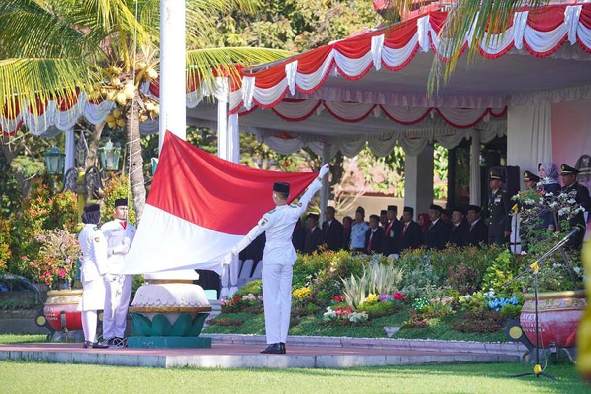 Santiaji dan simulasi pemungutan suara Pilkades Kabupaten Klaten.