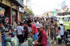 82 Lapak Pedagang Liar di Kawasan Pasar Serpong Dibongkar Satpol PP