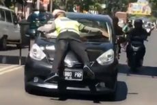 [VIDEO] Brigadir Natan Doris, Polisi yang Ditabrak dan Terseret di Kap Mobil