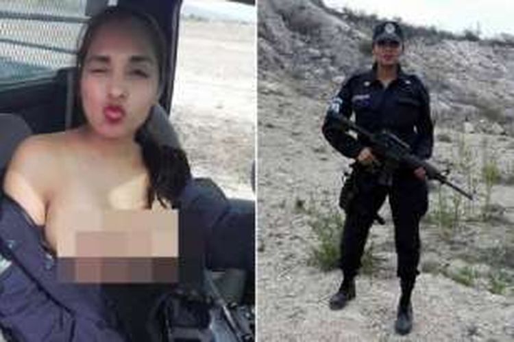 Polisi perempuan Meksiko ini diskors karena 