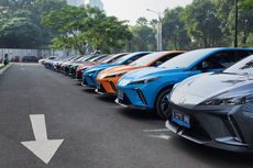 Komunitas Mobil Listrik MG Gelar Touring Jakarta-Anyer