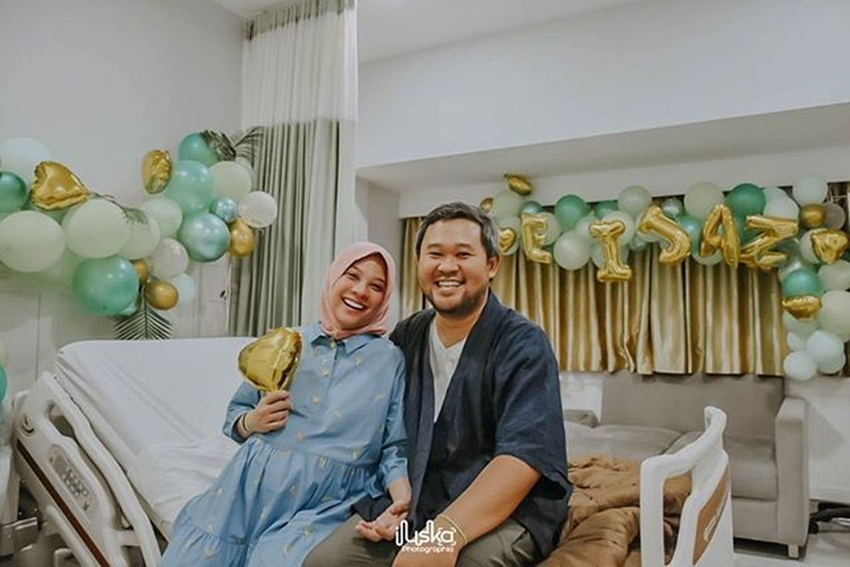 Anggota DPR RI Rachel Maryam bersama suami Edwin Aprihandono.