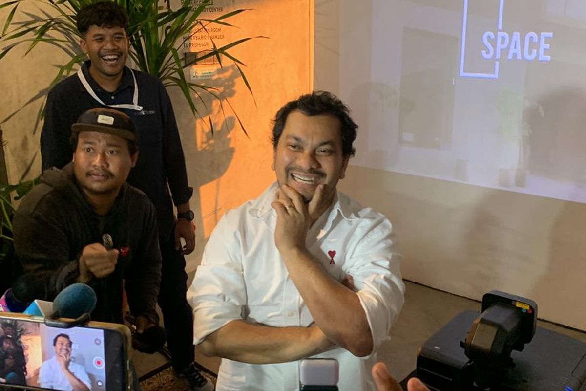 Tompi saat ditemui dalam peluncuran TSpace di Bintaro, Tangerang Selatan, Sabtu (21/10/2023). 