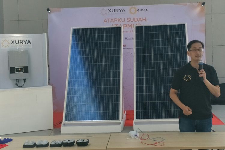 Director of Technology PT Xurya Daya Indonesia Edwin Widjonarko di Jakarta, Kamis (20/6/2019).
