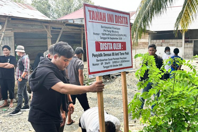 Aset Lahan dan Sarang Walet Milik Terduga Teroris di Parigi Moutong Disita Densus 88