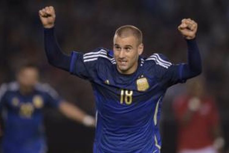 Striker tim nasional Argentina, Rodrigo Palacio.