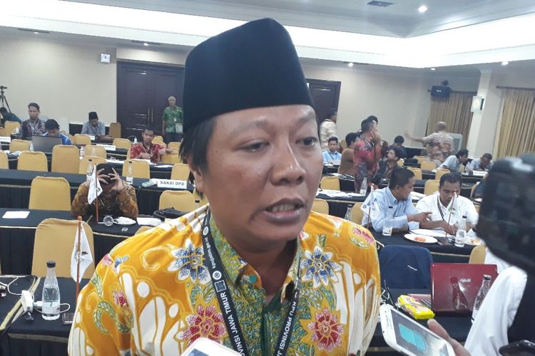 Nizar Zahro, saksi sekaligus caleg Partai Gerindra dari Dapil XI Jatim