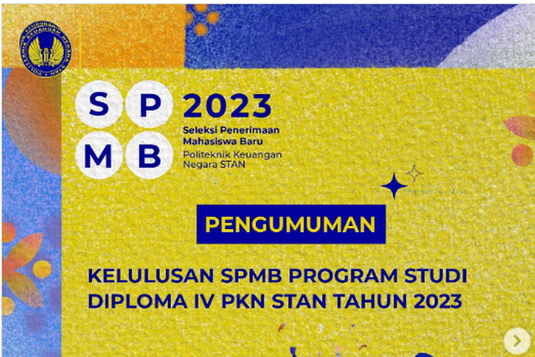 Pengumuman kelulusan SPMB PKN STAN 2023