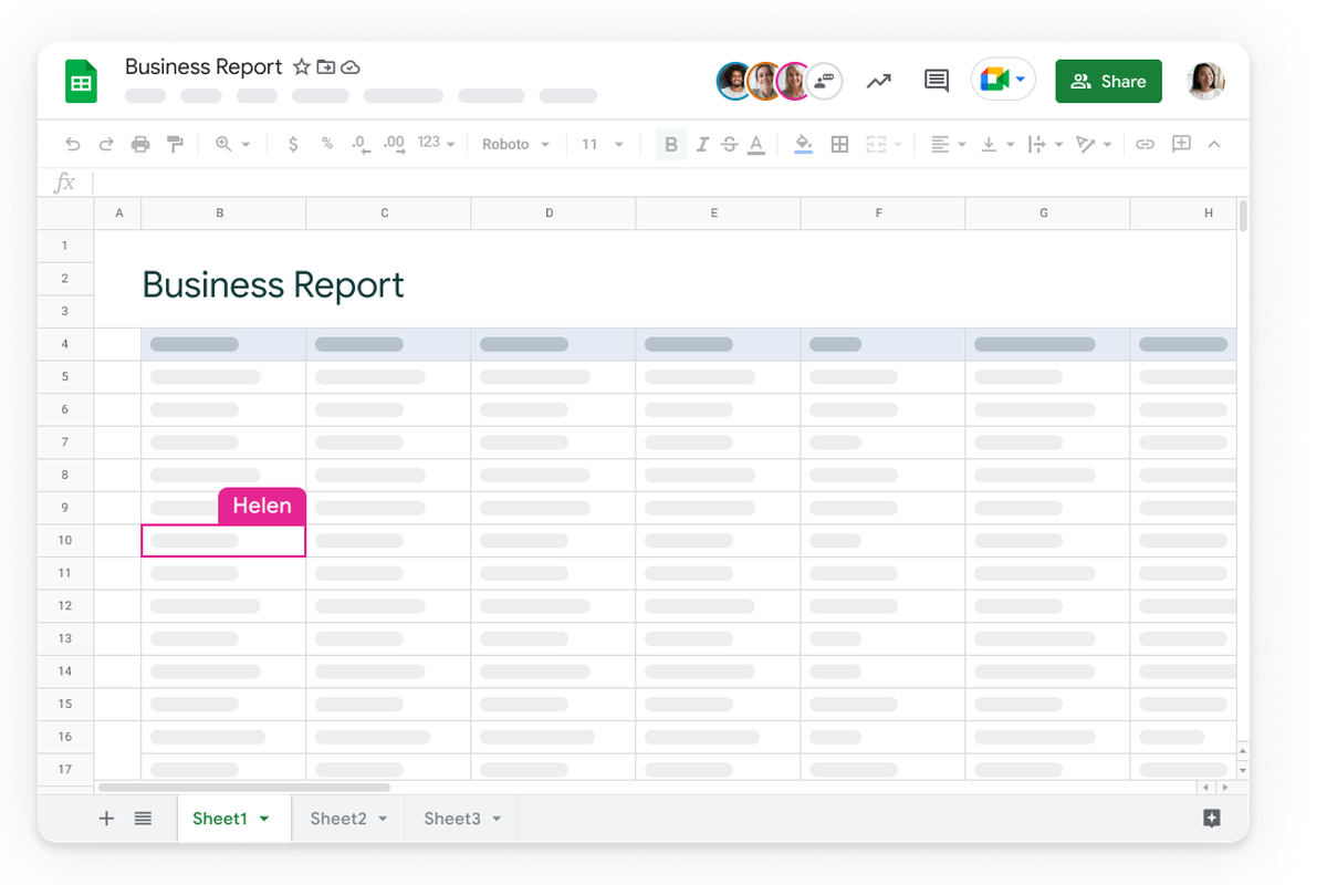 cara menyembunyikan baris di google sheets