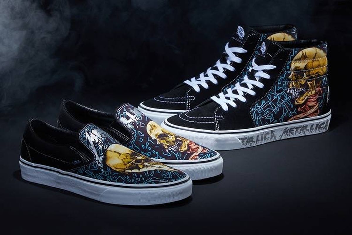 Harga sepatu vans metallica store