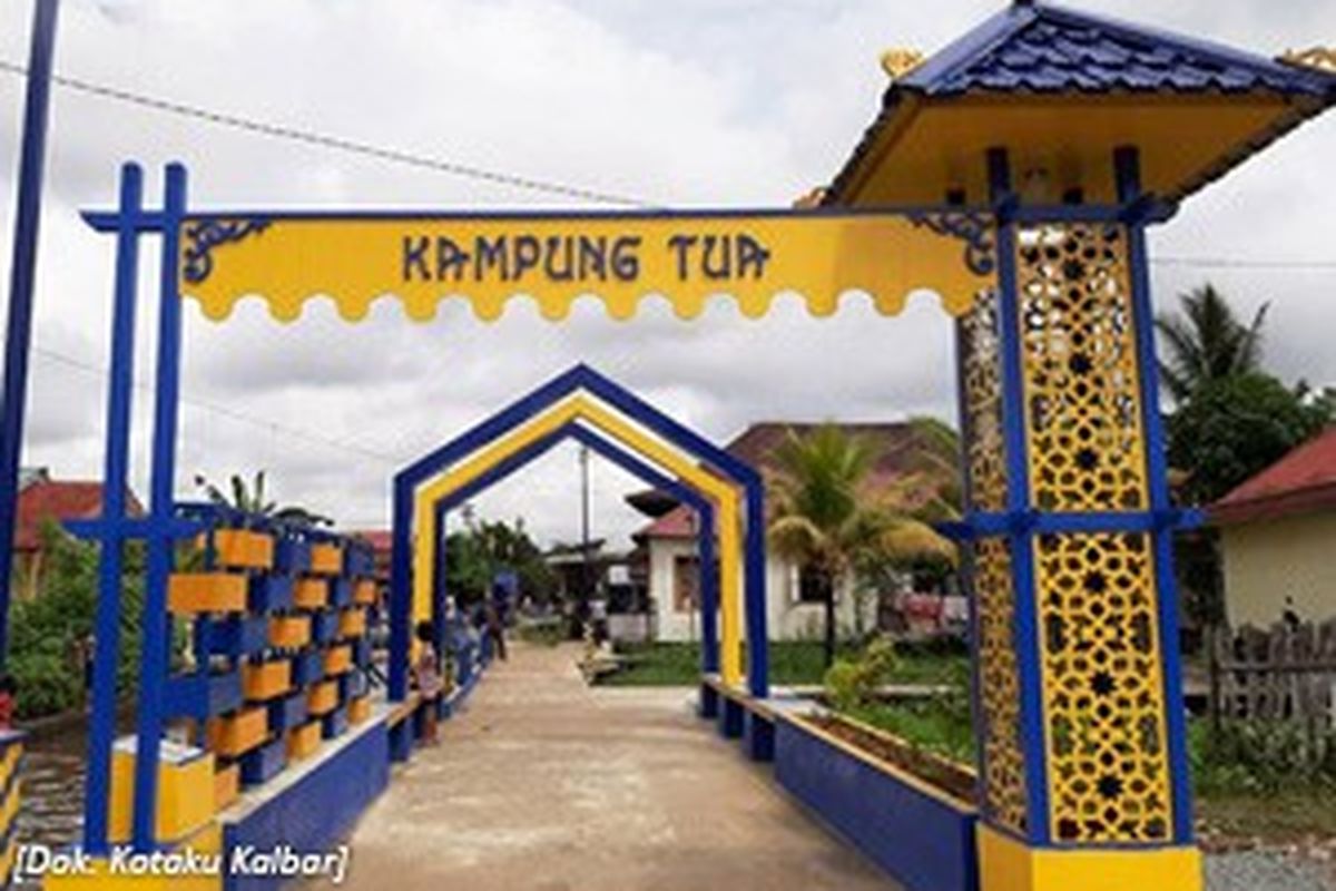 Wajah Kawasan Kampung Tua yang berlokasi di Kelurahan Dalam Bugis, Kecamatan Pontianak Timur 