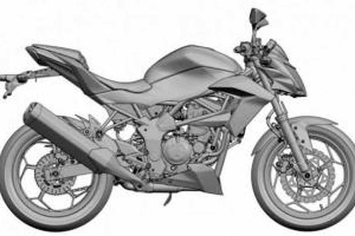 Gambar paten Kawasaki versi 