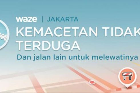 Waze Laporkan Kemacetan Jakarta di Twitter