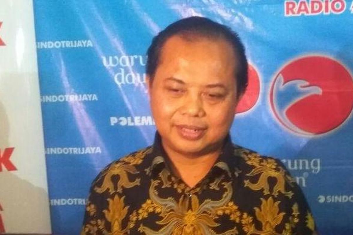 Ketua Komisi Pemilihan Umum (KPU) DKI Jakarta Sumarno dalam diskusi Kawal Pilkada DKI di Cikini, Jakarta Pusat, Sabtu (4/3/2017).
