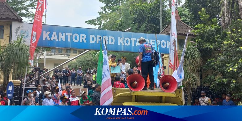 Temui Massa Buruh, Wakil Ketua DPRD Depok Janji Sampaikan Tuntutan Naikkan UMK ke Wali Kota - Vimarsana News
