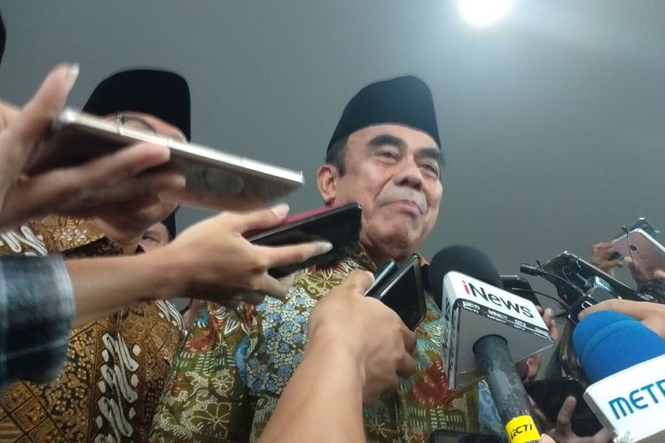 Menteri Agama Fachrul Razi Menteri Agama (Menag) di Kementerian Agama, Jalan MH Thamrin, Jakarta Pusat, Senin (2/3/2020).