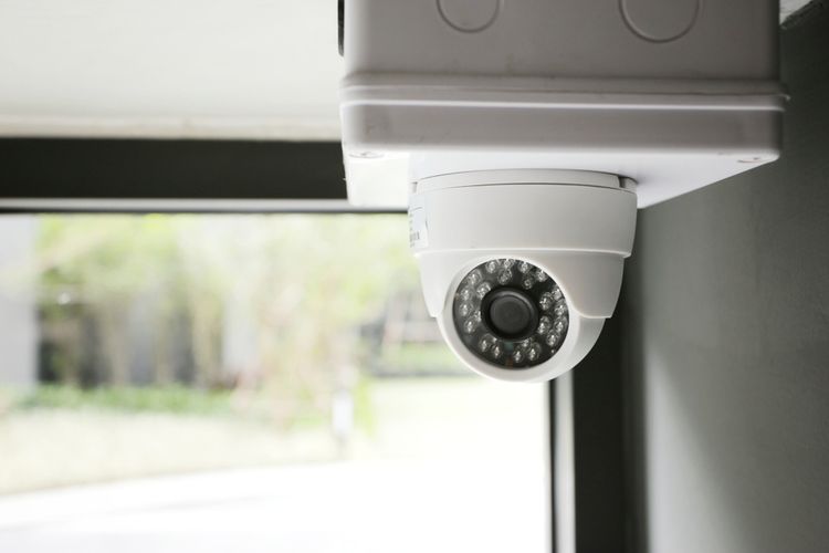 Ilustrasi CCTV, kamera CCTV yang dipasang tersembunyi.