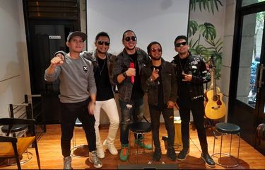 Bagindas saat perilisan lagu baru mereka, Bila Tiada Cinta di Kafe Lojik Tebet, Jakarta Selatan, Rabu (16/12/2020)