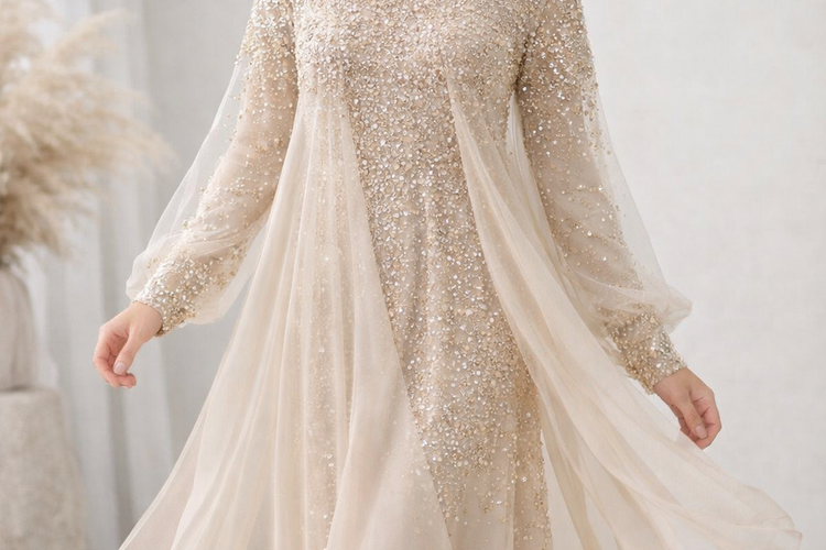 Detail Payet dan Kombinasi Organza
