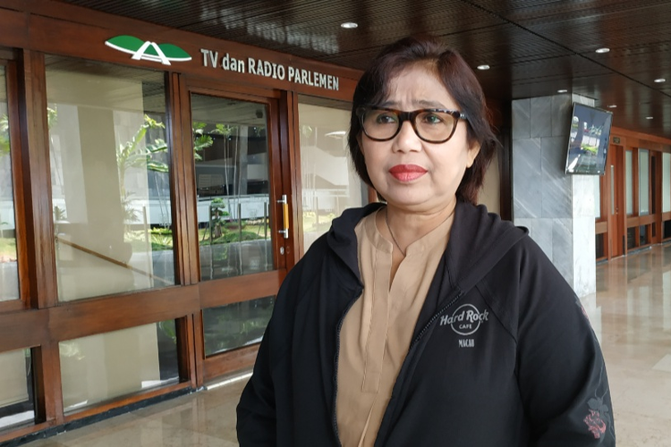 Ketua DPP Partai Nasdem, Irma Suryani Chaniago di Kompleks Parlemen, Senayan, Jakarta, Jumat (9/8/2019).