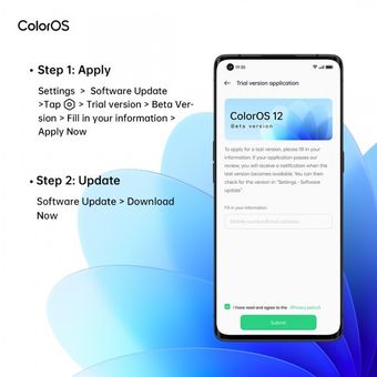 Cara daftar program beta untuk ColorOS 12.