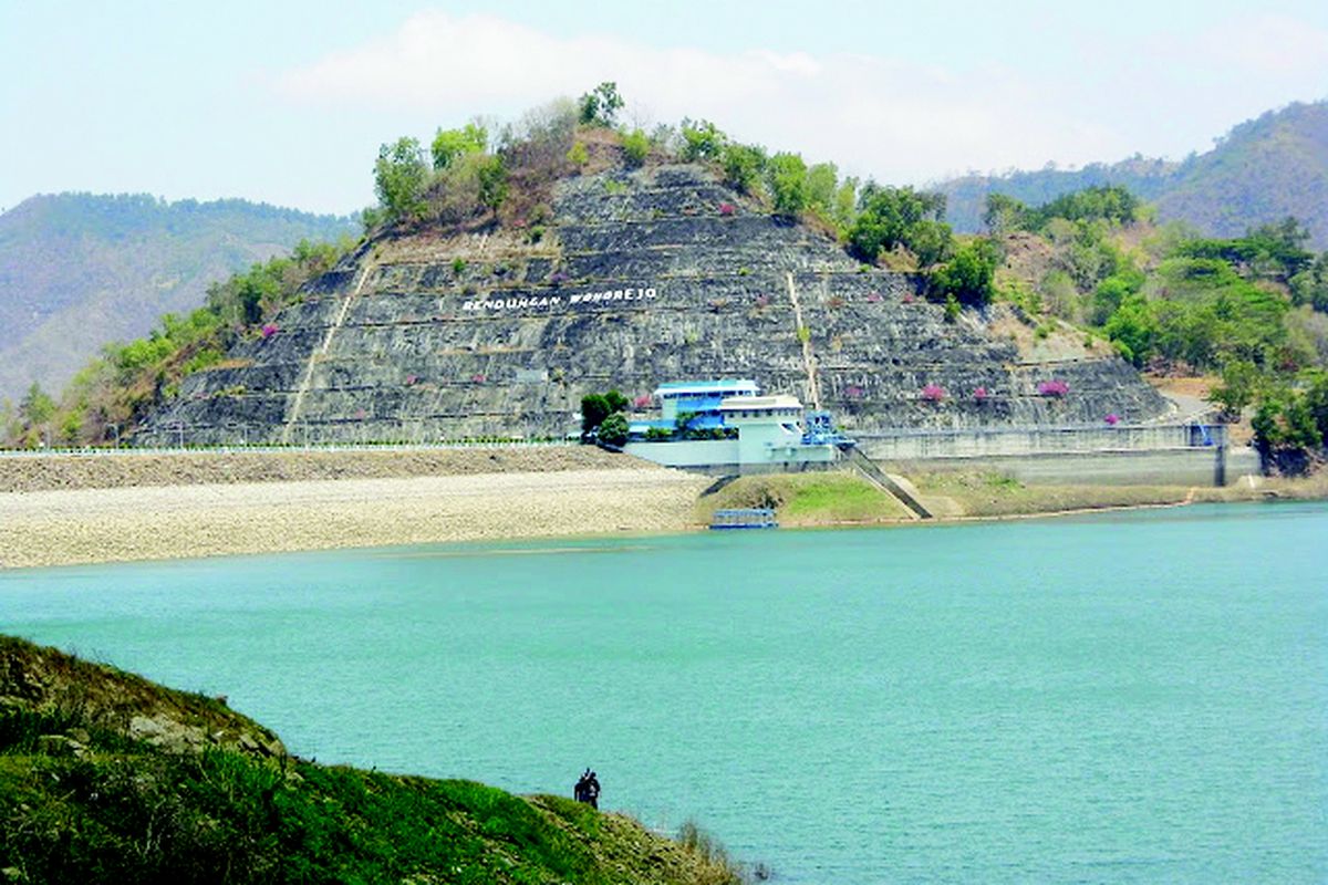 Waduk Wonorejo Tulungagung.