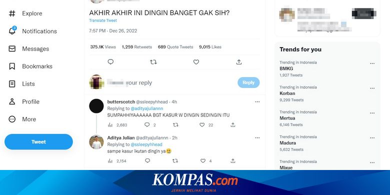 Ramai soal Cuaca Dingin Belakangan Ini, Berikut Penjelasan BMKG