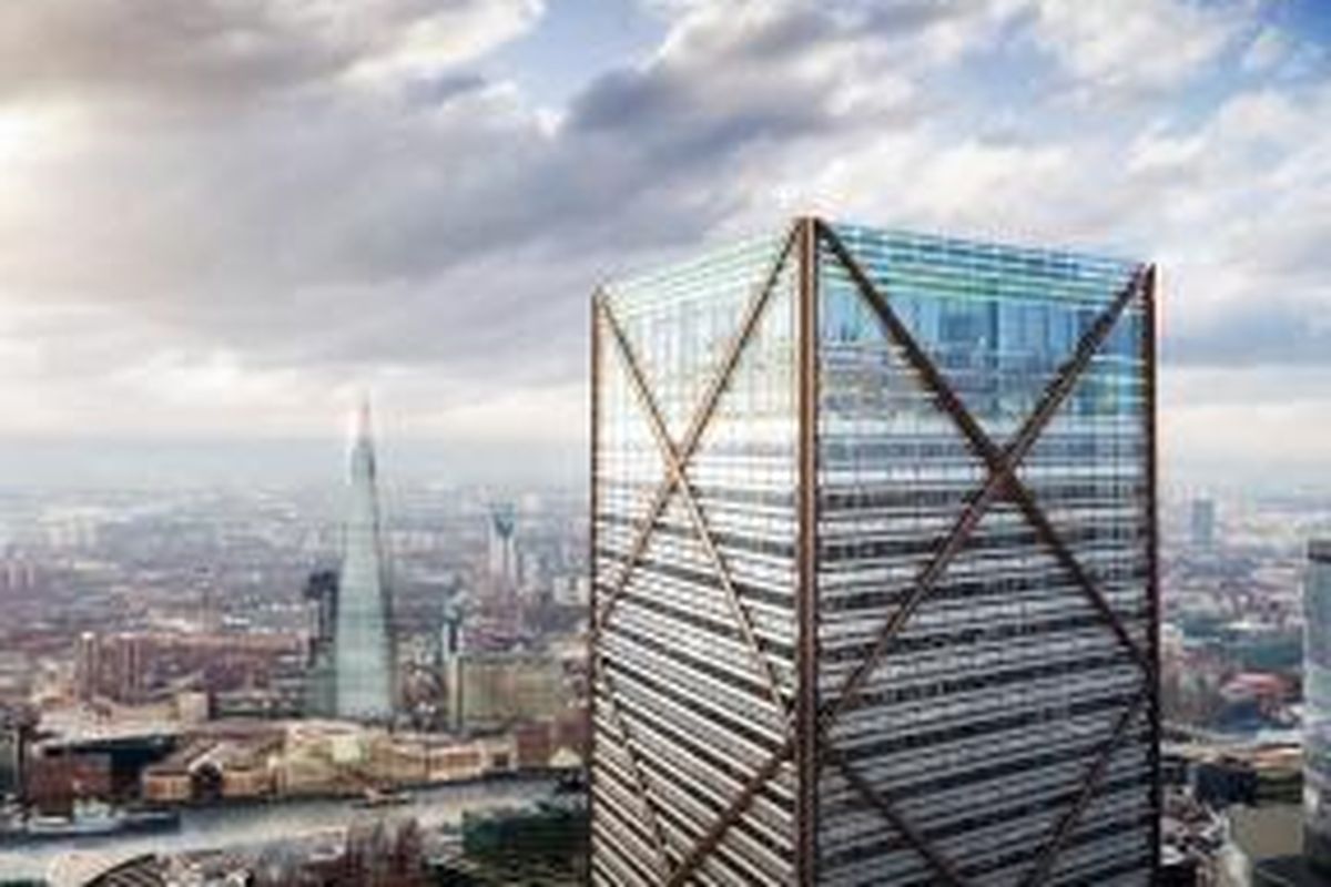 1 Undershaft yang rencananya akan dibangun pada 2016 akan menjadi gedung tertinggi di distrik bisnis London, City of London