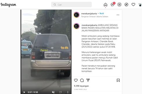 Video Viral Toyota Kijang Berpelat Diplomatik Halangi Laju Ambulans