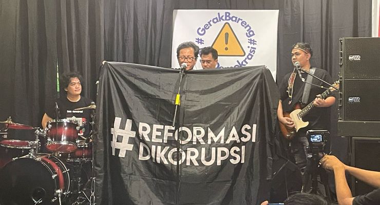 Para Aktivis dan Komika Deklarasi Jaga Demokrasi: Agar Kereta Republik Tetap di Rel
