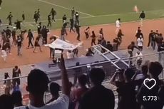 Tampil Buruk, Suporter Persibas Banyumas Ngamuk, Rusak Fasilitas Stadion