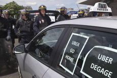 Dua Manajer Taksi Uber di Perancis Ditangkap