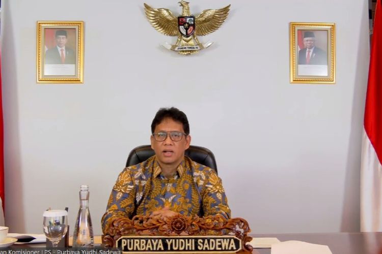 Ketua Dewan Komisioner LPS Purbaya Yudhi Sadewa dalam konferensi pers virtual, Selasa (7/12/2022).