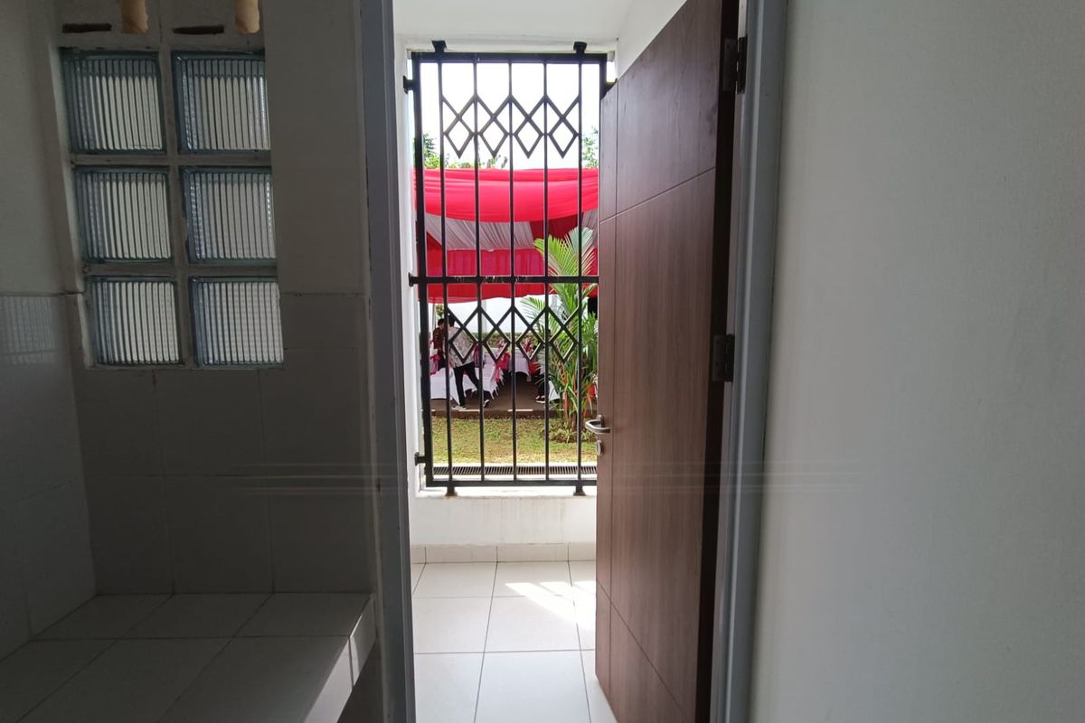 Bagian dalam Rusun Sentra Mulyajaya di Kelurahan Bambu Apus, Kecamatan Cipayung, Jakarta Timur, Jumat (31/3/2023).