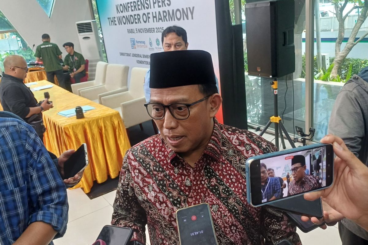 Direktur Urusan Agama Islam dan Bina Syariah Kemenag RI, Arsad Hidayat, di Kemenag RI, Rabu (5/11/2025). 