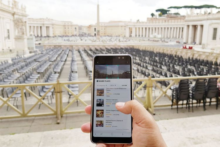 Image Mode di Bixby Visio yang terdapat di ponsel Samsung membantu mendapatkan informasi nama landmark atau tempat yang sedang dilihat atau dikunjungi.