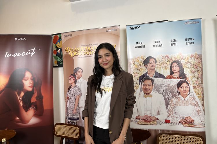 Mikha Tambayong di Pondok Indah, Jakarta Selatan, Selasa (9/9/2025).