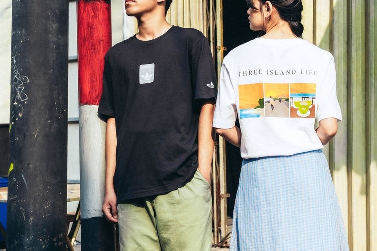 Koleksi terbaru adidas Indonesia FW25 Island Series Indonesia Graphic Tees
