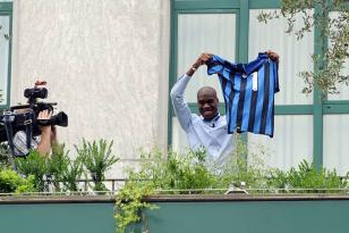 Gelandang anyar Inter Milan, Geoffrey Kondogbia.