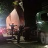 Pengendara Motor di Cianjur Tewas Tertimpa Kontainer Lepas Tersangkut Pohon